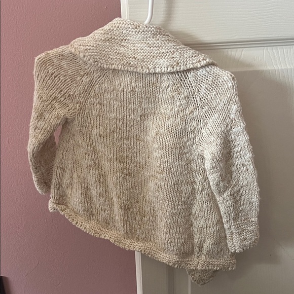 Genuine Kids Beige Knit Cardigan - Picture 3 of 3